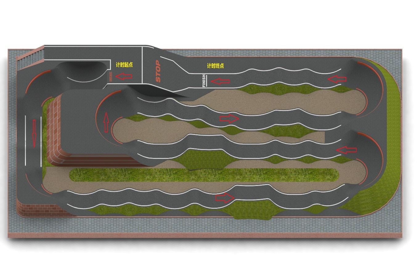2022年青少年泵道联盟赛 QSN(Pump Track) 月亮河杯 - 野途网